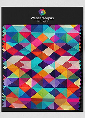 Tecido Veludo Estampa Digital 3D 1,55m de Largura