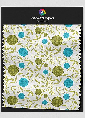 Tecido Veludo Estampa Digital Floral 311 com 1,55m de Largura