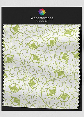 Tecido Veludo Estampa Digital Floral 364 com 1,55m de Largura