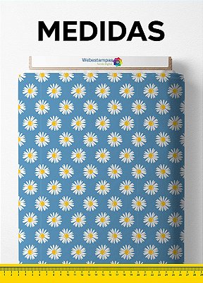 Tecido Cotton Estampa Digital Floral 316 com 1,60m de Largura