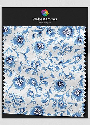 Tecido Tricoline Estampa Digital Floral 377 com 1,50m de Largura