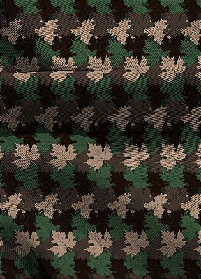 Tecido Blackout Estampa Digital Camuflada Folhas 1,35m de Largura