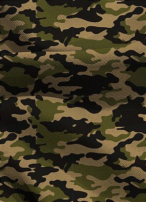 Tecido Blackout Estampa Digital Camuflada Militar 1,35m de Largura