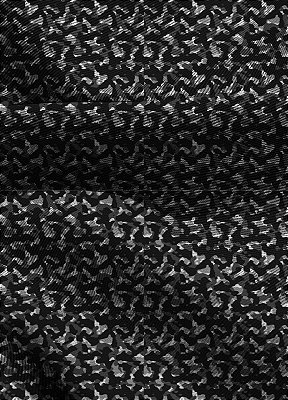 Tecido Blackout Estampa Digital Camuflagem Pequena Preto e Branco 1,35m de Largura