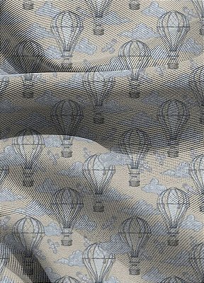 Tecido Blackout Estampa Digital Balão nas Alturas 1,35m de Largura