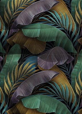 Tecido Blackout Estampa Digital Floral 3D 1,35m de Largura