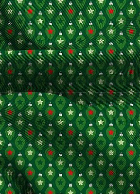 Tecido Blackout Estampa Digital Bolinhas Natal 1,35m de Largura