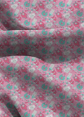 Tecido Blackout Estampa Digital Roupinha Rosa e Azul 1,35m de Largura