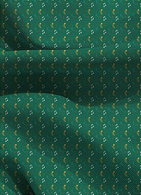 Tecido Blackout Estampa Digital Notas Musicais Azul e Amarelo 1,35m de Largura