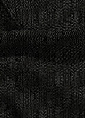 Tecido Blackout Estampa Digital Arabesco Circular Fundo Preto 1,35m de Largura