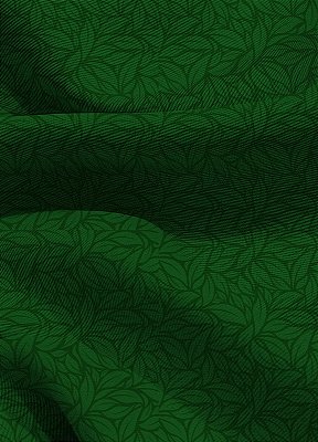 Tecido Blackout Estampa Digital Mosaico de Folhas Verdes 1,35m de Largura