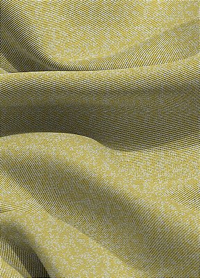 Tecido Blackout Estampa Digital Folhinhas Fundo Amarelo 1,35 de Largura