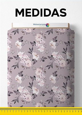 Tecido Blackout Estampa Digital Floral 41 com 1,35m de Largura