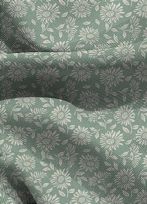Tecido Blackout Estampa Digital Floral 123 com 1,35m de Largura