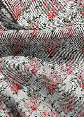 Tecido Blackout Estampa Digital Floral 132 com 1,35m de Largura
