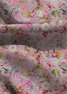 Tecido Blackout Estampa Digital Floral 163 com 1,35m de Largura