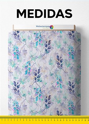 Tecido Blackout Estampa Digital Floral 177 com 1,35m de Largura