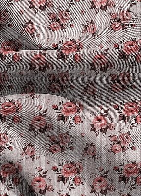 Tecido Blackout Estampa Digital Floral 188 com 1,35m de Largura