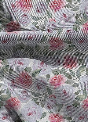 Tecido Blackout Estampa Digital Floral 197 com 1,35m de Largura