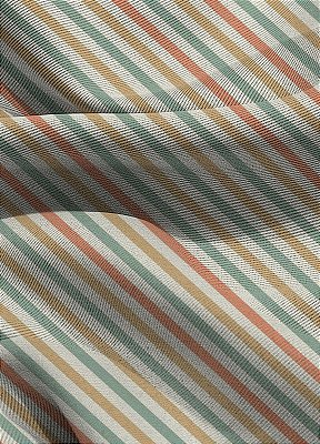 Tecido Blackout Estampa Digital Linhas Verde, Amarelo e Laranja 1,35m de Largura
