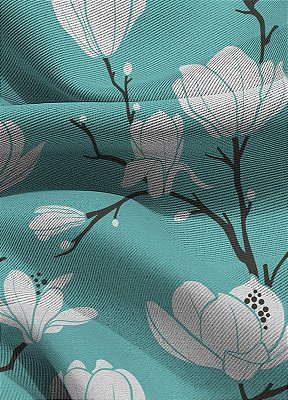 Tecido Blackout Estampa Digital Floral 304 com 1,35m de Largura