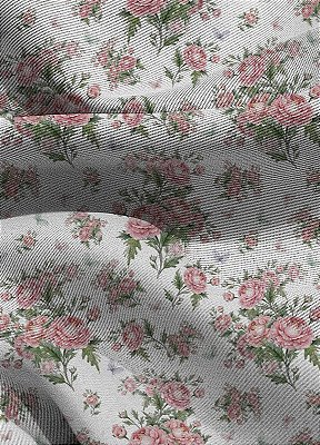 Tecido Blackout Estampa Digital Floral 315 com 1,35m de Largura