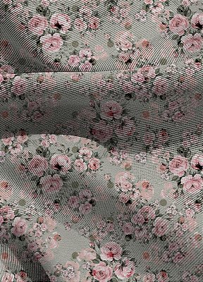 Tecido Blackout Estampa Digital Floral 334 com 1,35m de Largura