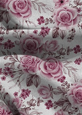 Tecido Blackout Estampa Digital Floral 335 com 1,35m de Largura