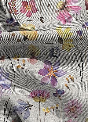 Tecido Blackout Estampa Digital Floral 340 com 1,35m de Largura