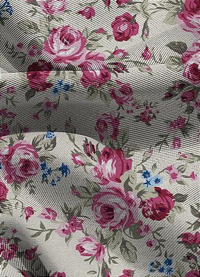 Tecido Blackout Estampa Digital Floral 344 com 1,35m de Largura