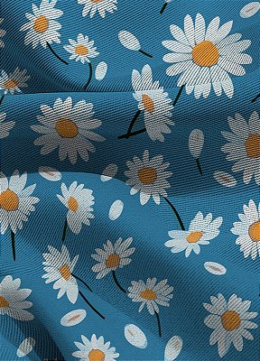 Tecido Blackout Estampa Digital Floral 362 com 1,35m de Largura