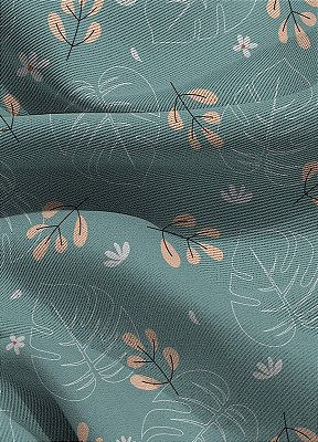 Tecido Blackout Estampa Digital Floral 376 com 1,35m de Largura