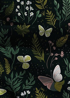 Tecido Blackout Estampa Digital Floral 387 com 1,35m de Largura