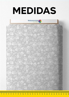 Tecido Cotton Estampa Digital Floral 427 1,60m de Largura