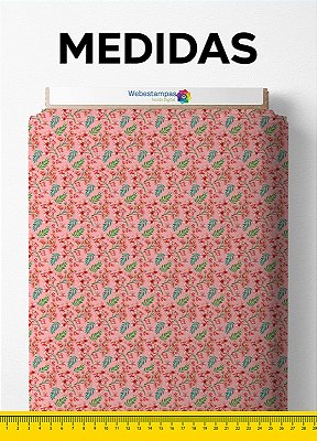 Tecido Oxford Estampa Digital Floral 405 1,55m de Largura