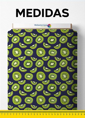 Tecido Oxford Estampa Digital Kiwi 1,55m de Largura