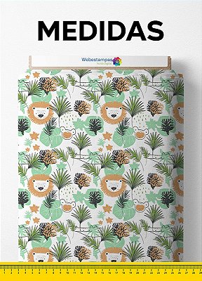 Tecido Oxford Estampa Digital Savana 1,55m de Largura