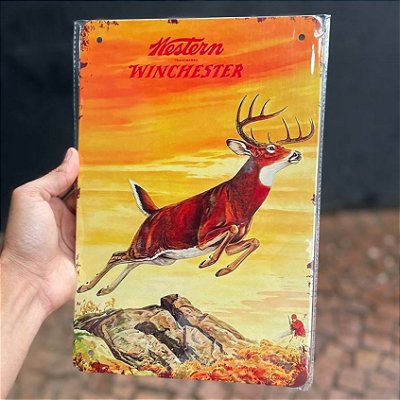 Placa Decorativa 03 Winchester