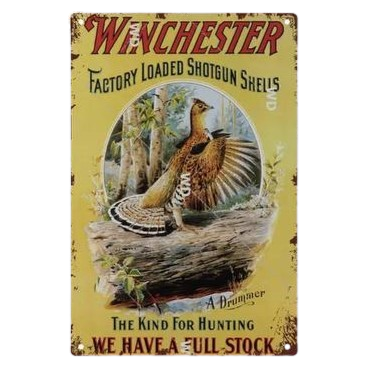 Placa Decorativa 06 Winchester