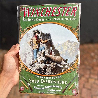 Placa Decorativa 10 Winchester