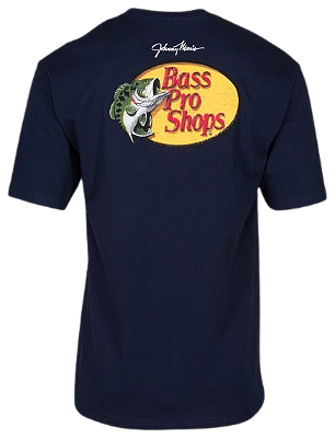 Camiseta Bass Pro Shops Johnny Morris Navy