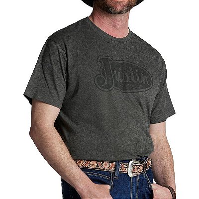 Camiseta Justin Boots Charcoal