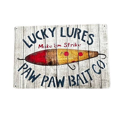 Placa Decorativa Lucky Lures 068