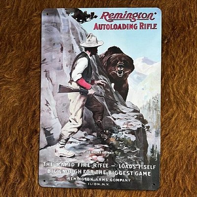 Placa Decorativa 082 Remington