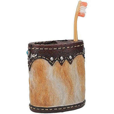 Porta Escova de Dente Cowhide
