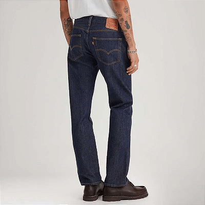 Calça Jeans Levi's® 501® Original Lavagem Escura