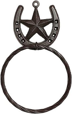 Porta Toalha Horseshoe Star