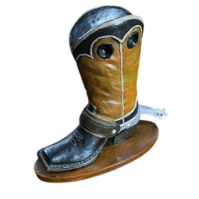 Escultura Bota Bull Rider