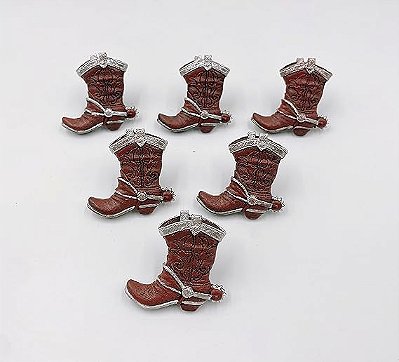 Puxadores Gaveta Boots 6 Unidades