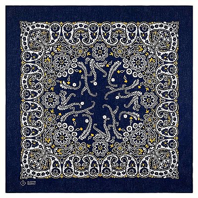 Lenço Bandana Flower Paisley